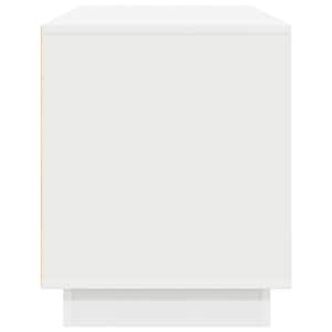 TV skříňka s LED osvětlením bílá 100x41x50 cm - obrázek 8