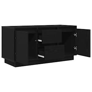 TV skříňka s LED osvětlením černý dub 100x41x50 cm - obrázek 6