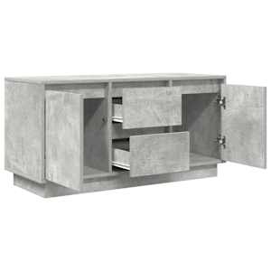 TV skříňka s LED osvětlením betonově šedá 100x41x50 cm - obrázek 6