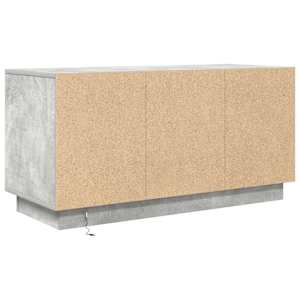 TV skříňka s LED osvětlením betonově šedá 100x41x50 cm - obrázek 9