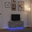  vidaXL betonszürke TV-szekrény LED lámpákkal 100x41x50 cm termék 2. képe