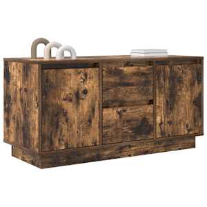 Televizní skříňka s LED světly kouřový dub 100x41x50 cm - obrázek 5