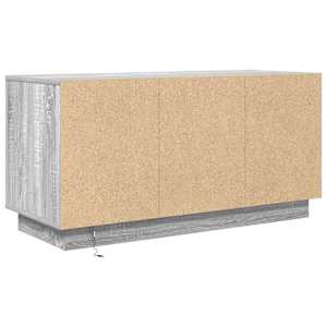 TV skříňka s LED světly šedý sonoma 100x41x50 cm - obrázek 9
