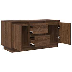 TV skříňka s LED osvětlením Dub hnědý 100x41x50 cm - obrázek 6