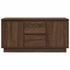 TV skříňka s LED osvětlením Dub hnědý 100x41x50 cm - obrázek 7