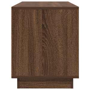 TV skříňka s LED osvětlením Dub hnědý 100x41x50 cm - obrázek 8
