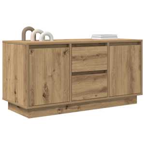 TV skříňka s LED osvětlením dub artisan 100x41x50 cm - obrázek 5