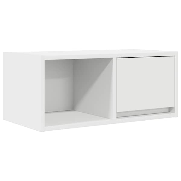 vidaXL telerikapp valge 60x31x25,5 cm tehispuit