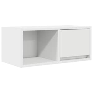 TV skříňka bílá 60x31x25,5 cm kompozitní dřevo - obrázek 2