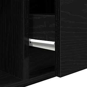 TV skříňka Černý dub 60x31x25,5 cm Dřevěná konstrukce - obrázek 12