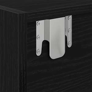 TV skříňka Černý dub 60x31x25,5 cm Dřevěná konstrukce - obrázek 11