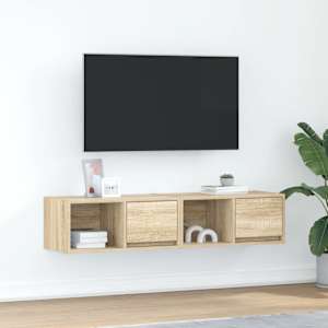 TV omarica 2 kosa sonoma hrast 60x31x25,5 cm inženirski les