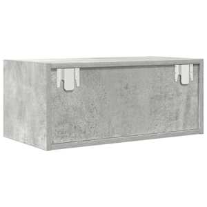 TV skříňka betonově šedá 60x31x25,5 cm kompozitní dřevo - obrázek 8