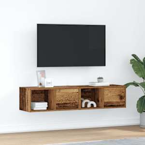 TV omarica 2 kosa starinski les 60x31x25,5 cm inženirski les