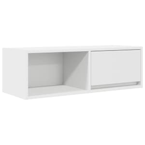 TV skříňka bílá 80x31x25,5 cm kompozitní dřevo - obrázek 2