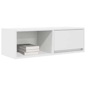 TV skříňka bílá 80x31x25,5 cm kompozitní dřevo - obrázek 4