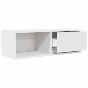 TV skříňka bílá 80x31x25,5 cm kompozitní dřevo - obrázek 5