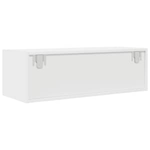 TV skříňka bílá 80x31x25,5 cm kompozitní dřevo - obrázek 8