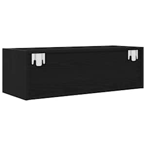 TV skříňka Černý dub 80x31x25,5 cm Dřevěná konstrukce - obrázek 8