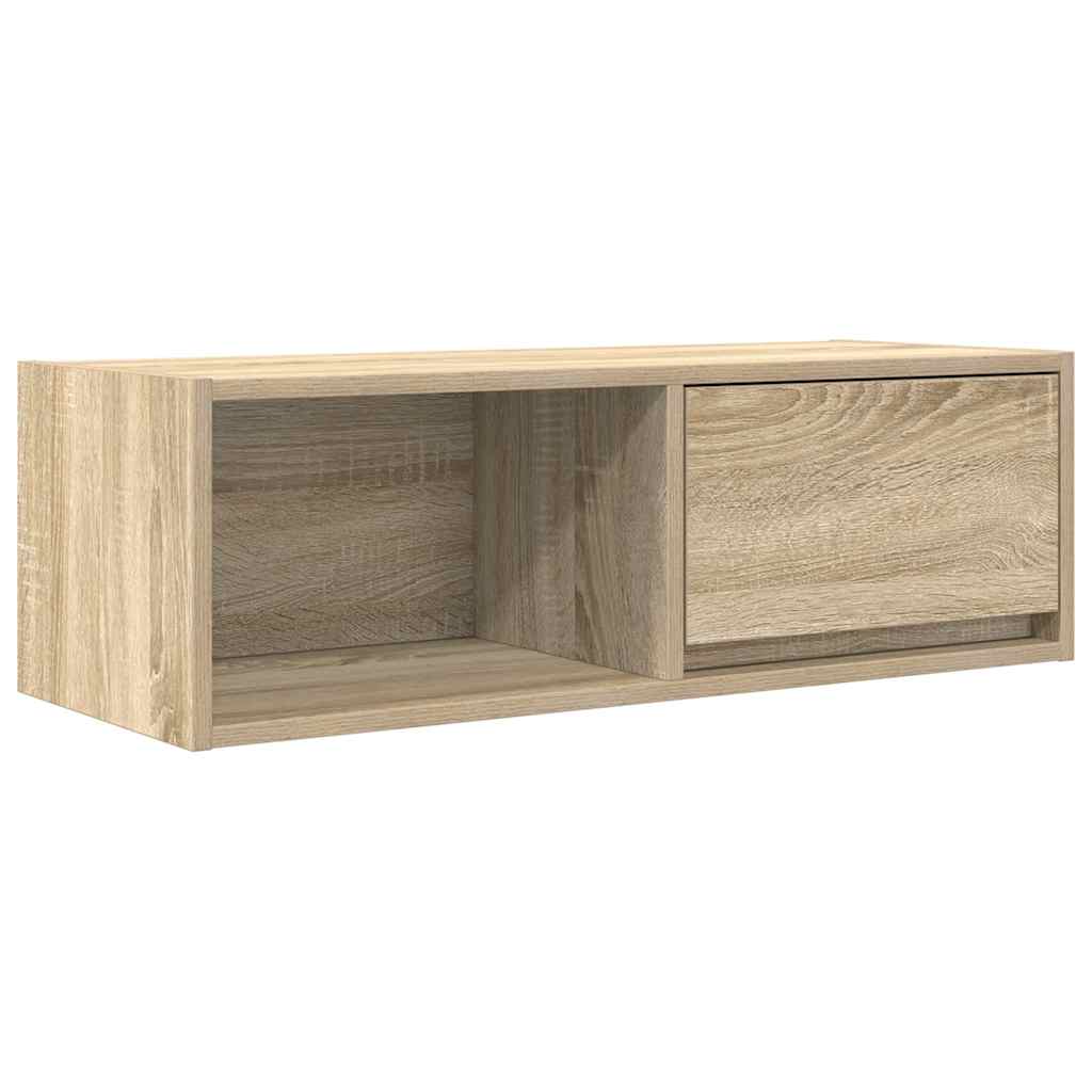 vidaXL TV skrinka dub sonoma 80x31x25,5 cm spracované drevo