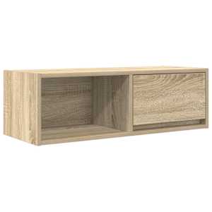TV skříňka dub sonoma 80x31x25,5 cm kompozitní dřevo - obrázek 2