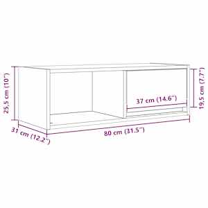 TV skříňka dub sonoma 80x31x25,5 cm kompozitní dřevo - obrázek 14