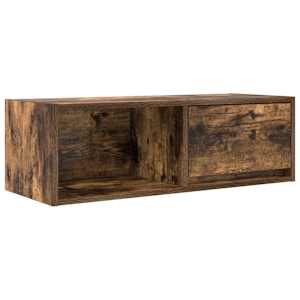 TV skříňka kouřový 80x31x25,5 cm kompozitní dřevo - obrázek 2
