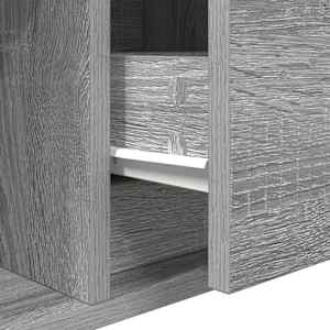 TV skříňka šedá sonoma 80x31x25,5 cm kompozitní dřevo - obrázek 12