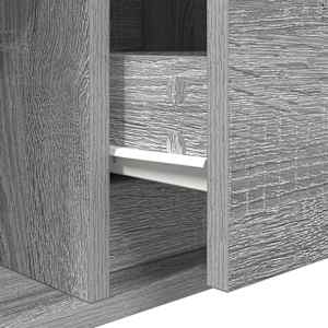 TV skříňka šedá sonoma 80x31x25,5 cm kompozitní dřevo - obrázek 13