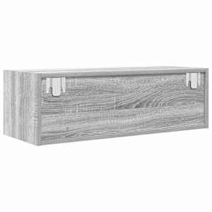 TV skříňka šedá sonoma 80x31x25,5 cm kompozitní dřevo - obrázek 9