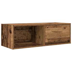TV skříňky 2 ks Staré dřevo 80x31x25,5 cm Dřevěné konstrukce - obrázek 6