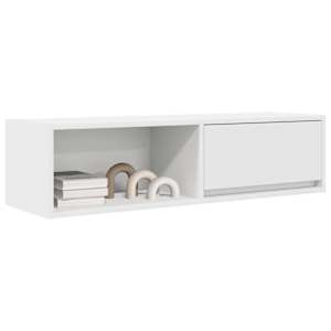 TV skříňky 2 ks Bílá 100x31x25,5 cm Dřevěná konstrukce - obrázek 4