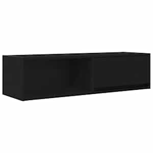 TV skříňka Černý dub 100x31x25,5 cm Dřevěná konstrukce - obrázek 2