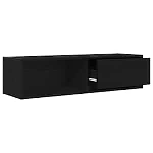 TV skříňka Černý dub 100x31x25,5 cm Dřevěná konstrukce - obrázek 5