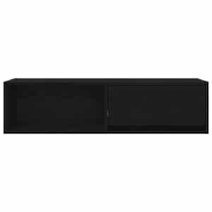 TV skříňka Černý dub 100x31x25,5 cm Dřevěná konstrukce - obrázek 6