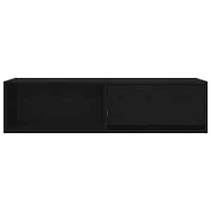 TV skříňky 2 ks Dub černý 100x31x25,5 cm Dřevěné konstrukce - obrázek 7