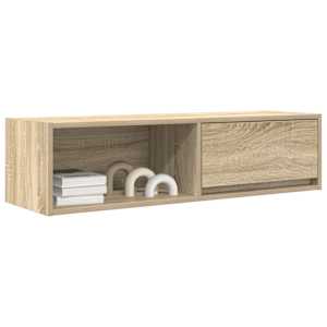 TV skříňka dub sonoma 100x31x25,5 cm kompozitní dřevo - obrázek 4