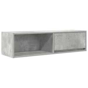 TV skříňka betonově šedá 100x31x25,5 cm kompozitní dřevo - obrázek 2