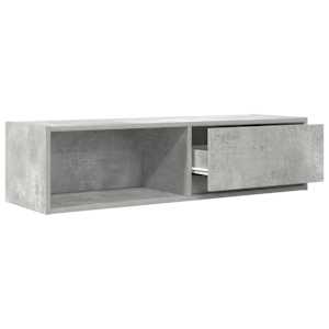 TV skříňka betonově šedá 100x31x25,5 cm kompozitní dřevo - obrázek 5