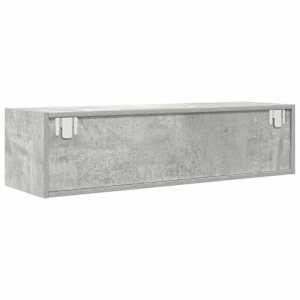 TV skříňka betonově šedá 100x31x25,5 cm kompozitní dřevo - obrázek 8