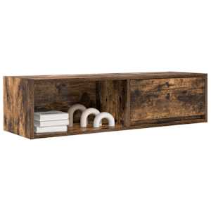 TV skříňky 2 ks kouřový dub 100x31x25,5 cm kompozitní dřevo - obrázek 4