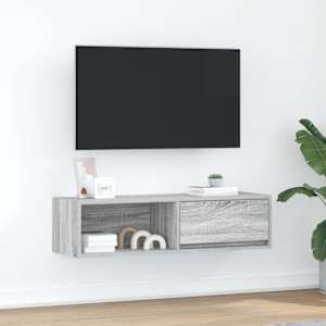 TV skříňka šedá sonoma 100x31x25,5 cm kompozitní dřevo - obrázek 1