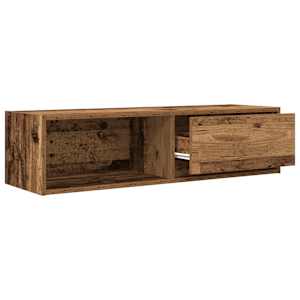 TV skříňky 2 ks Staré dřevo 100x31x25,5 cm Dřevěné konstrukce - obrázek 5