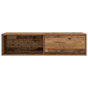 TV skříňky 2 ks Staré dřevo 100x31x25,5 cm Dřevěné konstrukce - obrázek 7