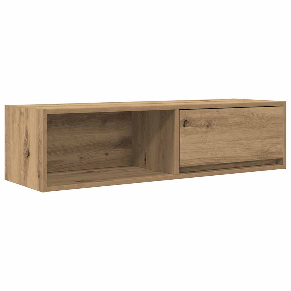 vidaXL TV skříňka dub artisan 100x31x25,5 cm kompozitní dřevo