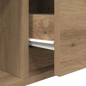 TV skříňky 2 ks Dub Artisan 100x31x25,5 cm Dřevěné konstrukce - obrázek 13