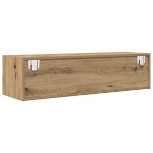 TV skříňky 2 ks Dub Artisan 100x31x25,5 cm Dřevěné konstrukce - obrázek 9