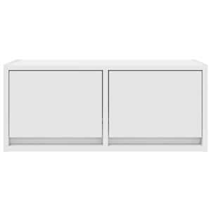 TV skříňka bílá 60x31x25,5 cm kompozitní dřevo - obrázek 6