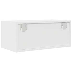 TV skříňka bílá 60x31x25,5 cm kompozitní dřevo - obrázek 8