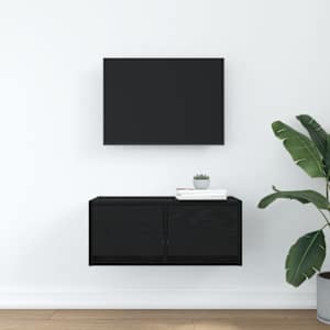 TV skříňka Černý dub 60x31x25,5 cm Dřevěná konstrukce - obrázek 3